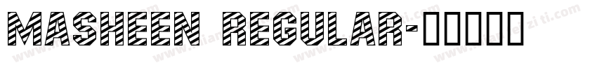 Masheen Regular字体转换